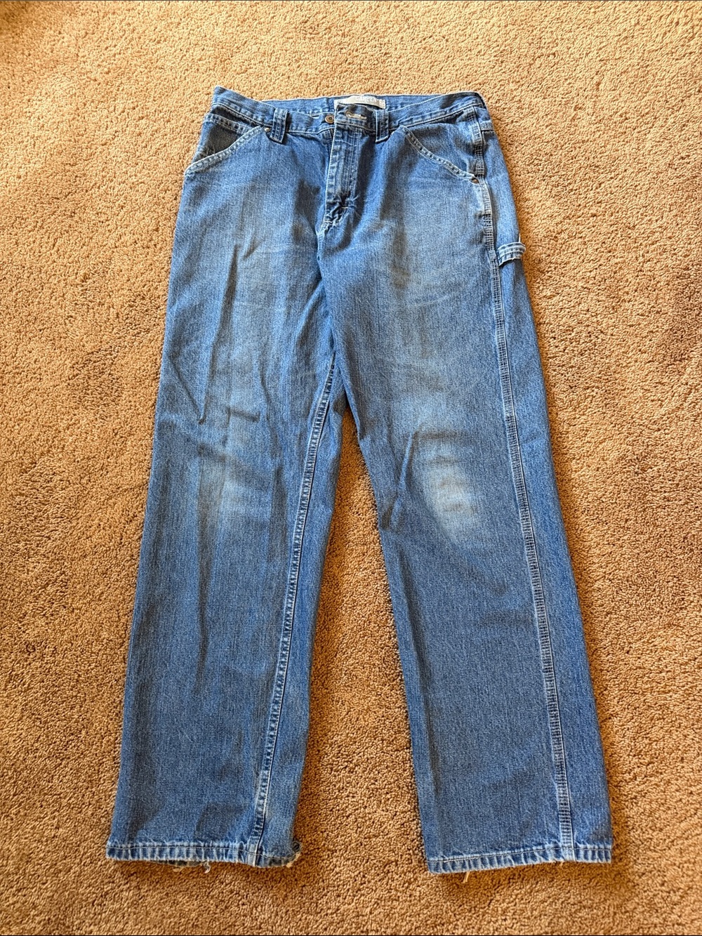 Lee Men's Relaxed Blue Carpenter Jeans